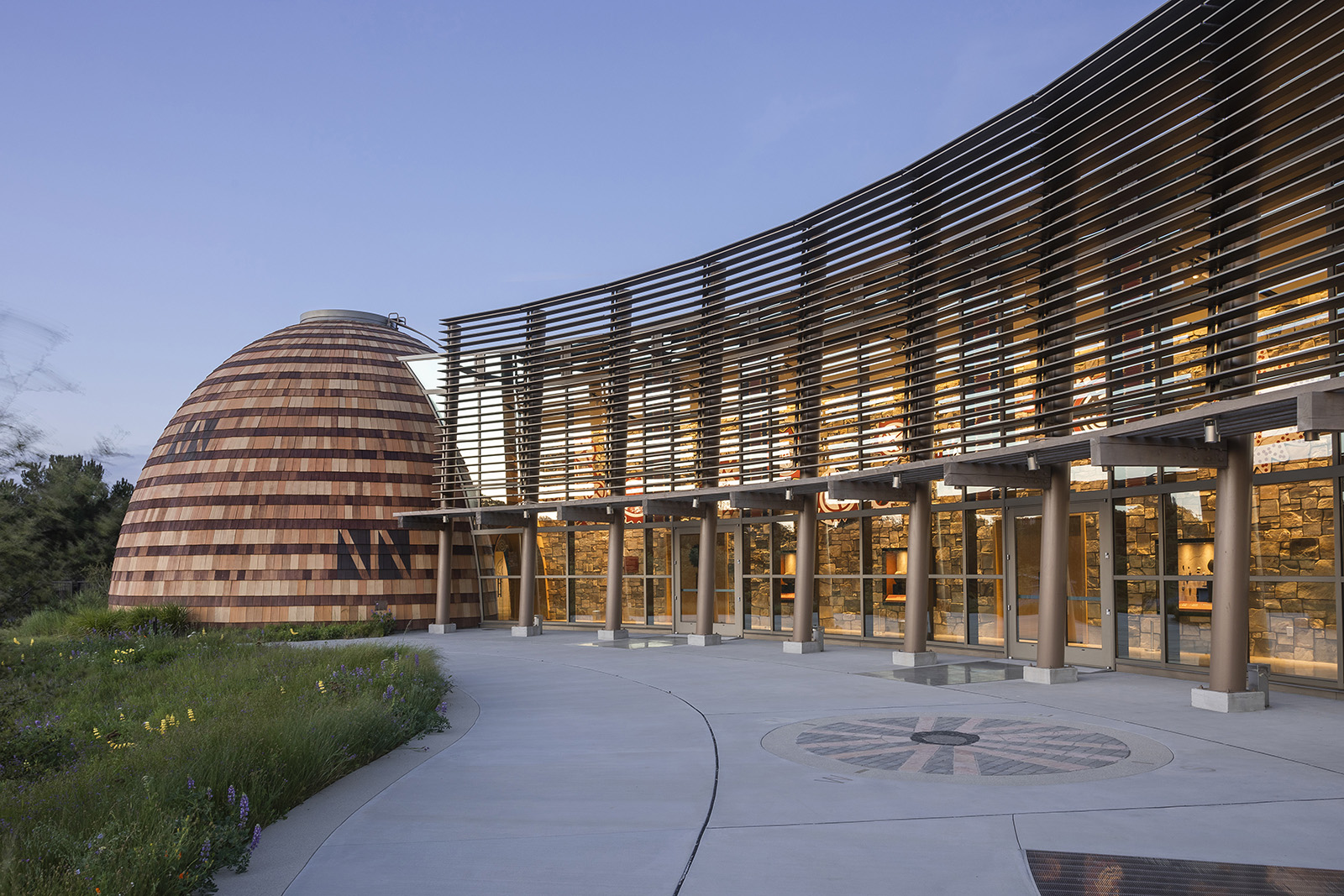 Exterior view of the Santa Ynez Chumash Cultural Center—April 2025
